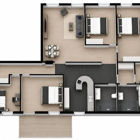 Exclusive With Private Balcony In 아파트
